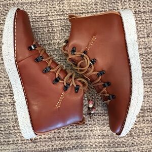 New Brown Leather Boots